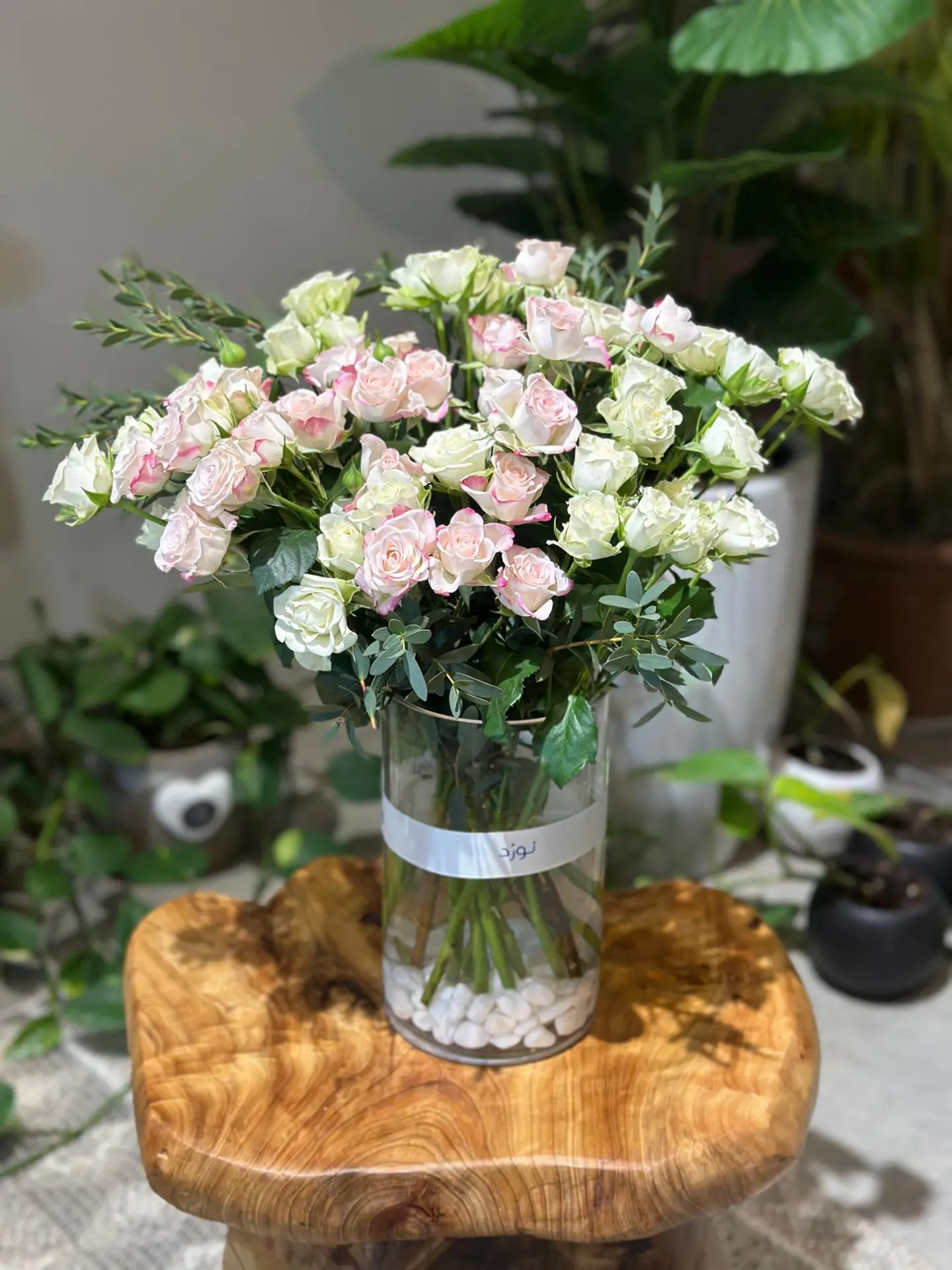 فازة ورد طبيعي 1