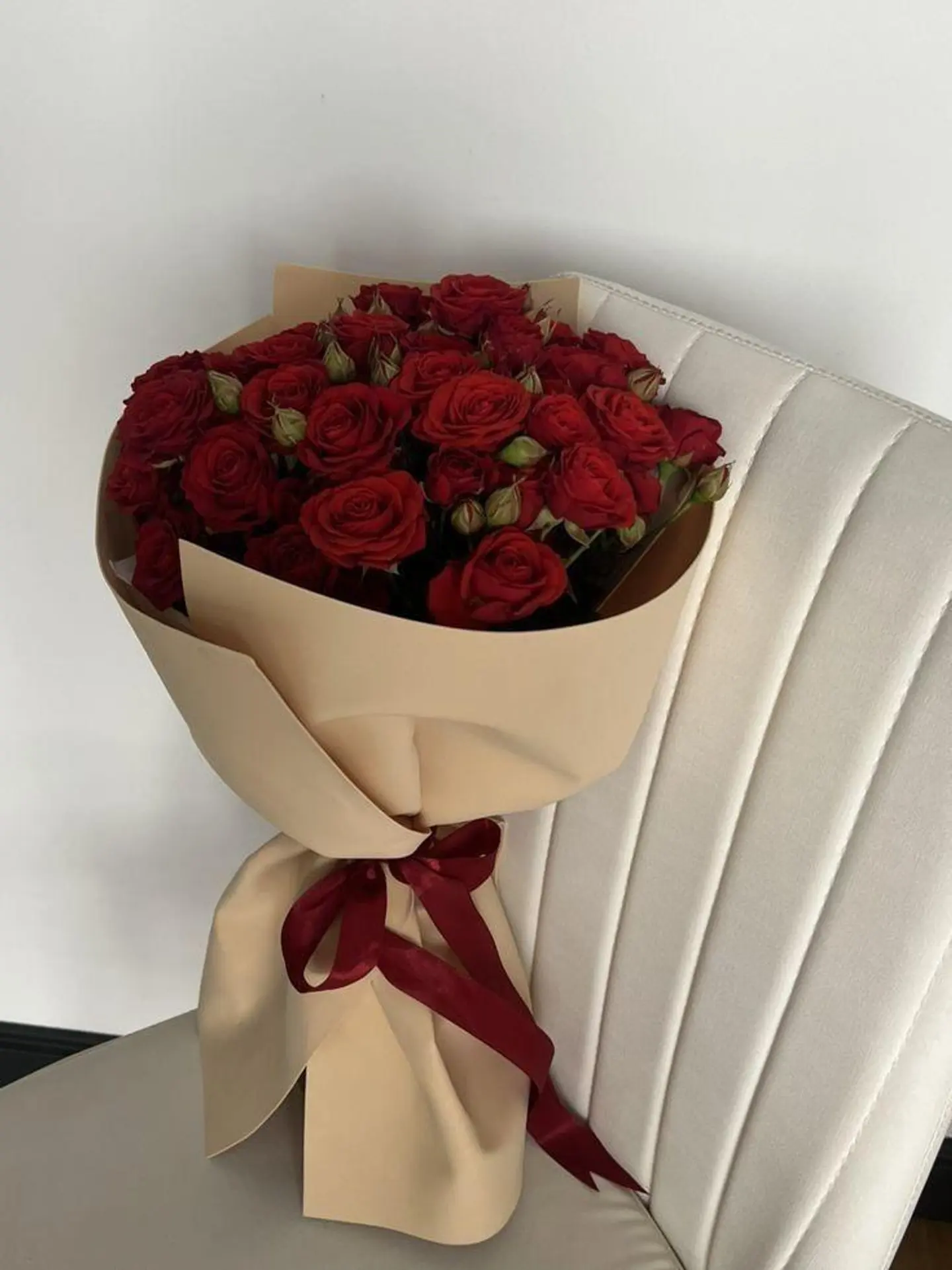 Red Leather Rose Bouquet