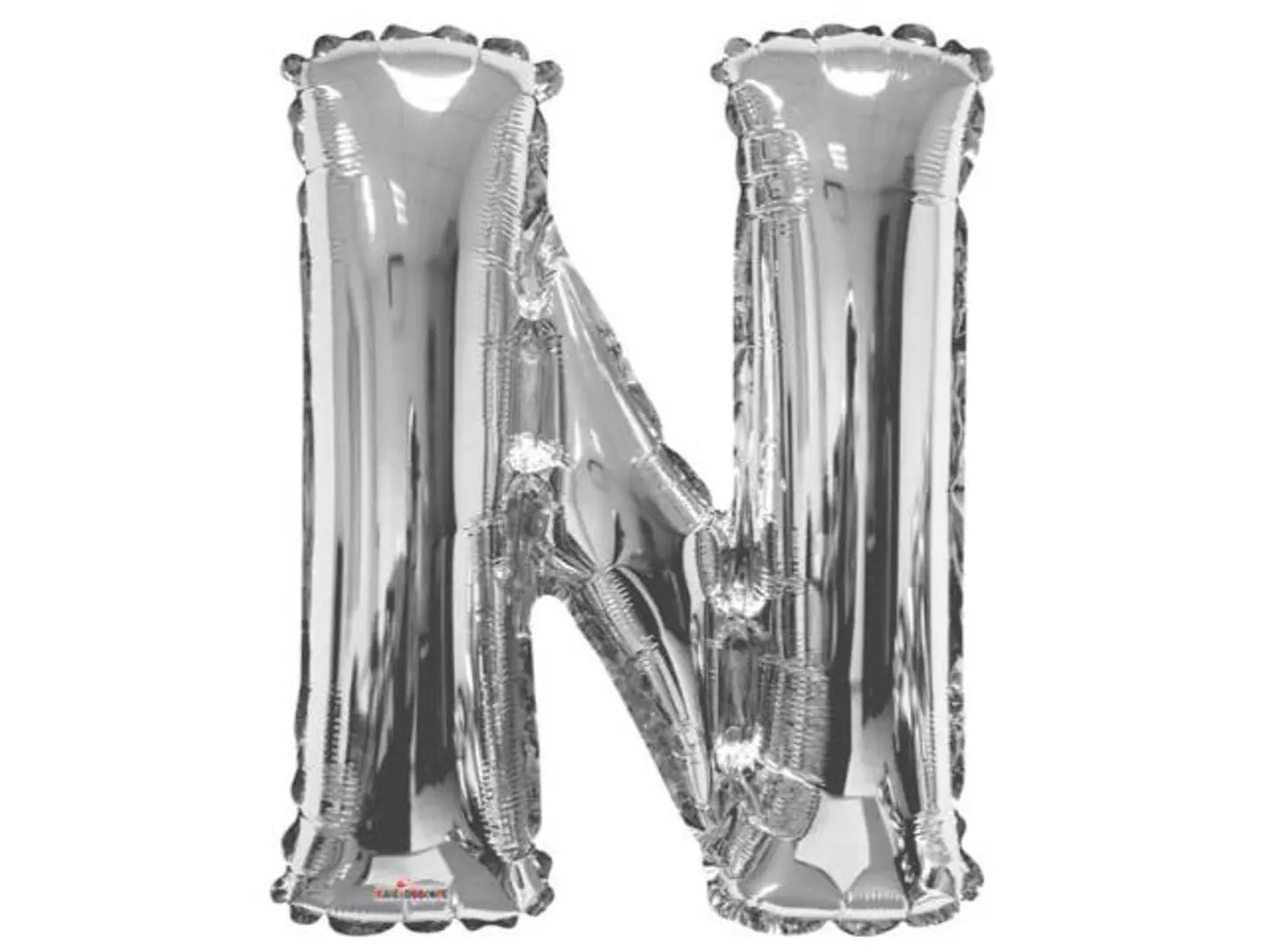 بالون هيليوم فضي ان