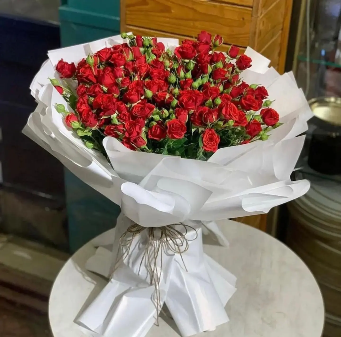 بوكيه بيبي روز احمر