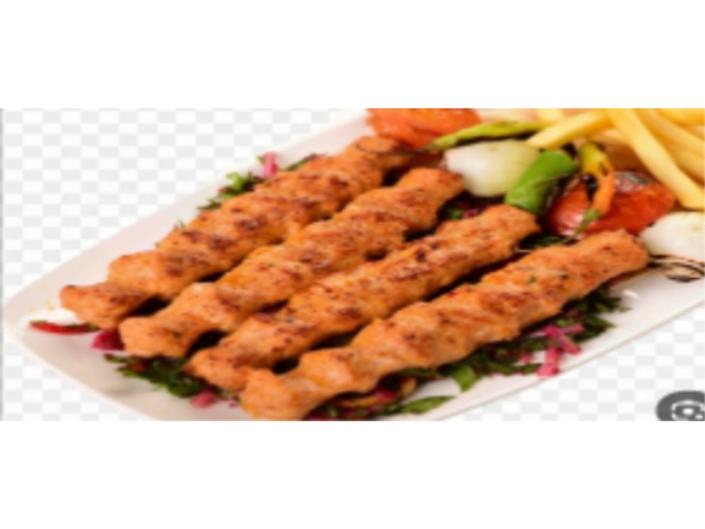 كباب دجاج محلي - صحن
