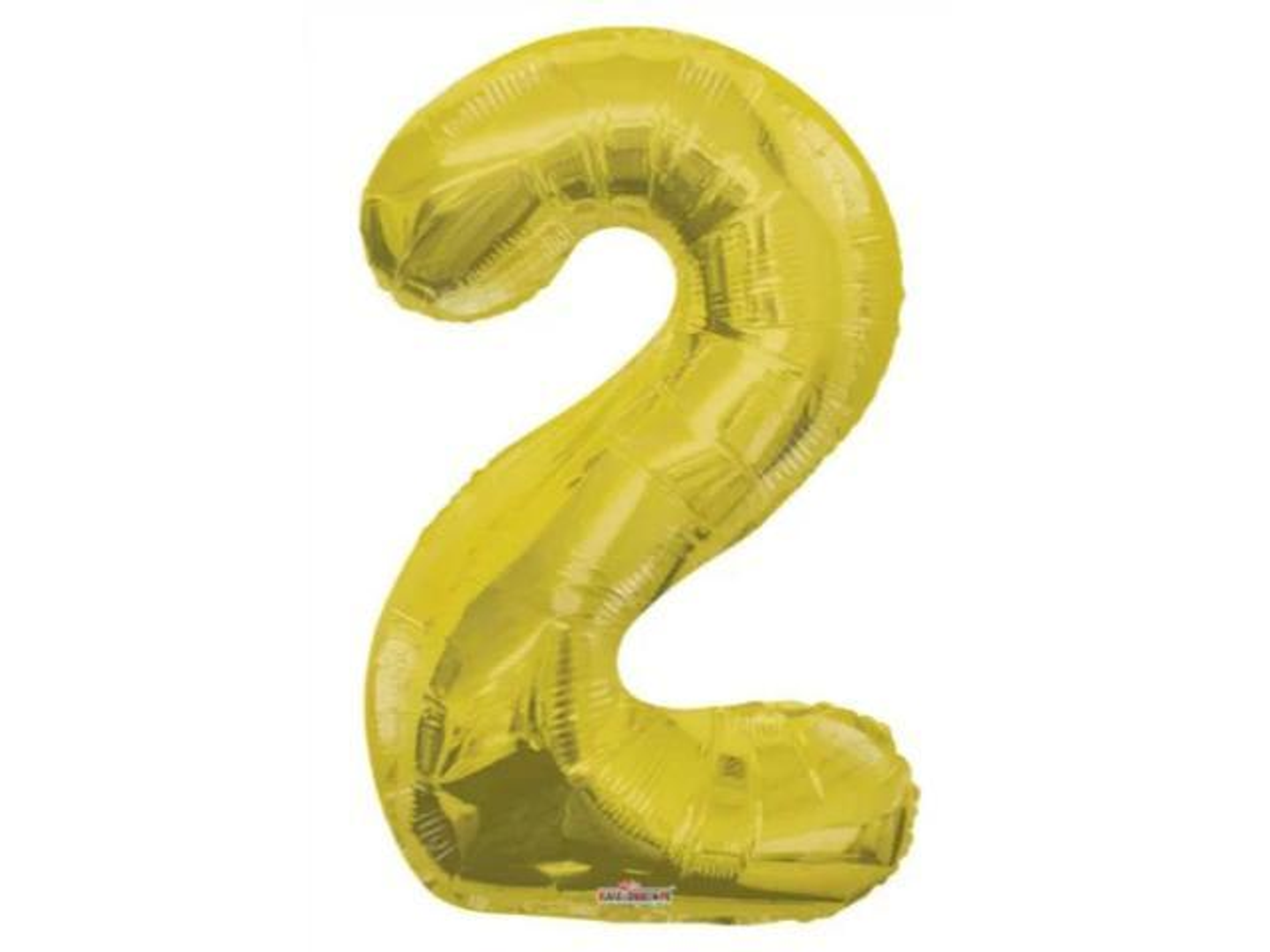 بالون هيليوم فضي رقم 2