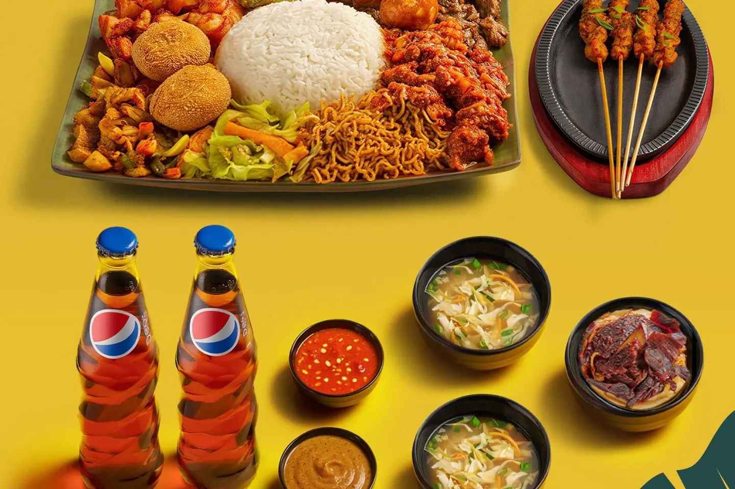 الوجبة الفاخرة لشخصين