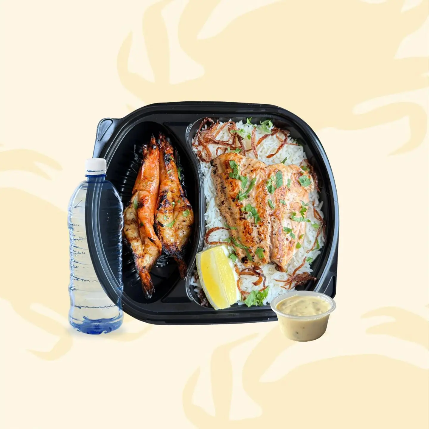 وجبة السالمون