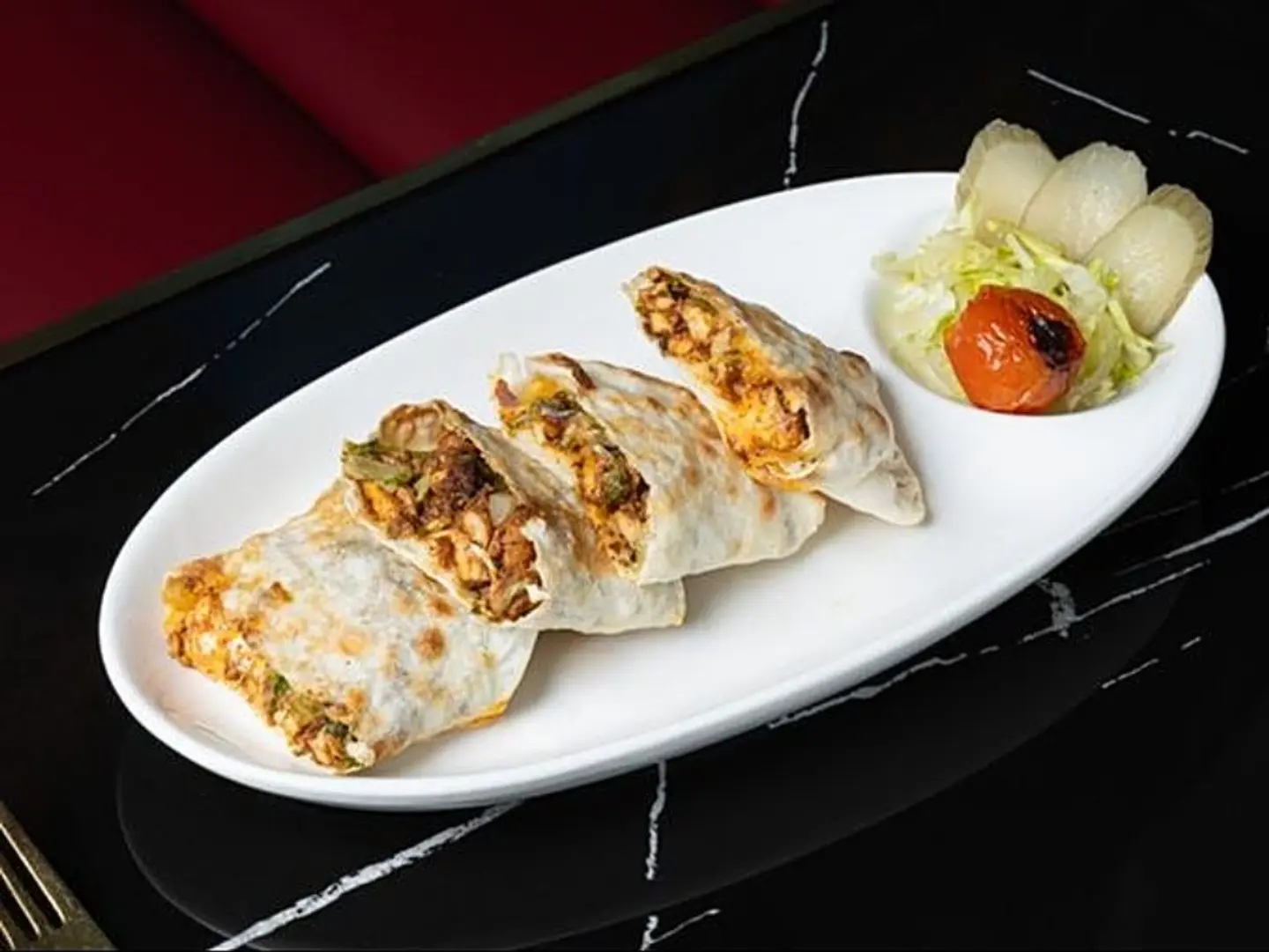 Chicken Shawarma With Baklava Dough