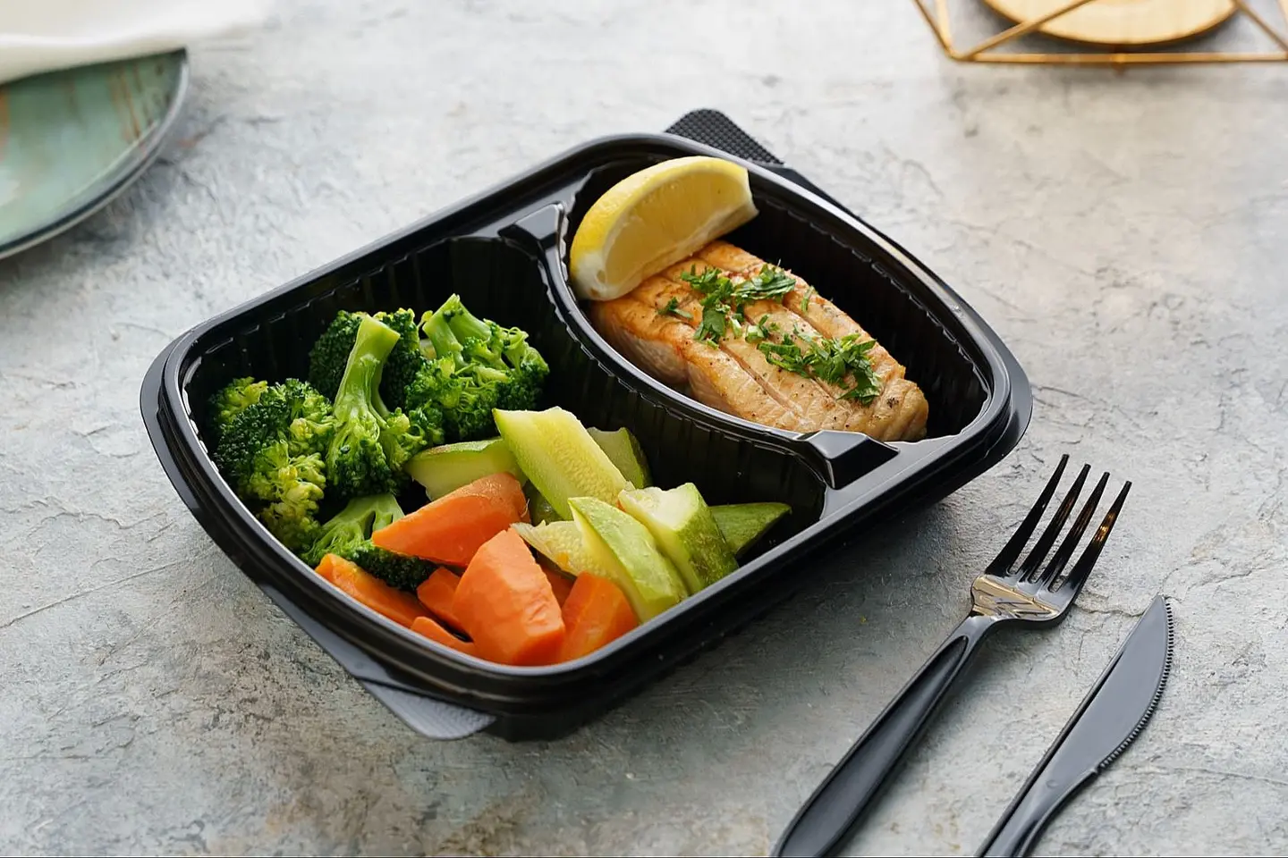 Salmon With Vegetables