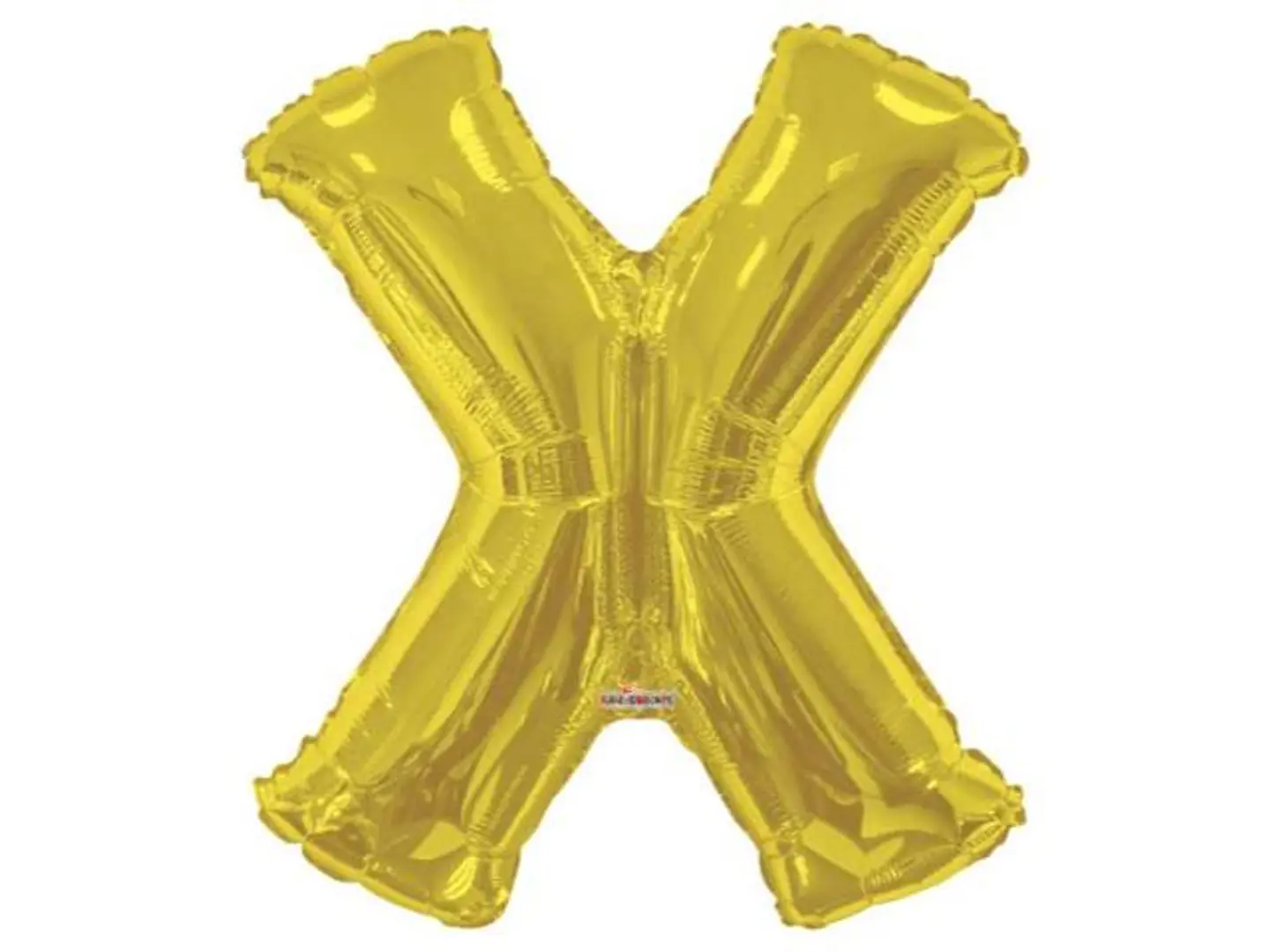 بالون هيليوم ذهبي اكس