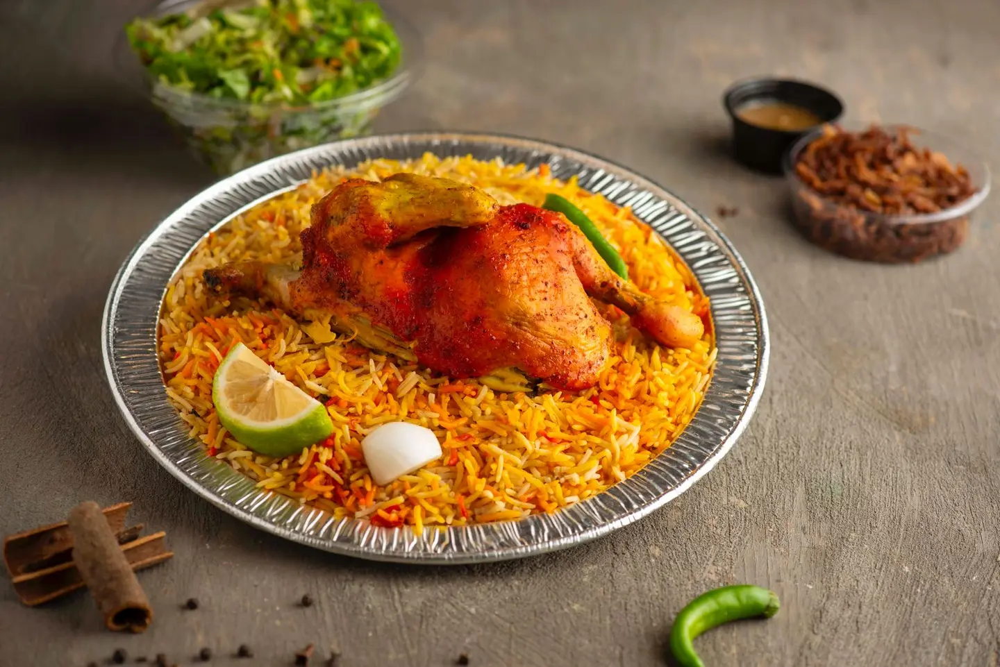 نصف دجاجة مندي