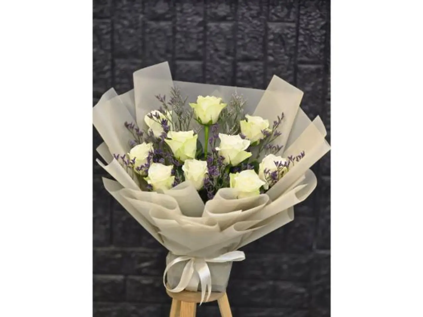 A Bouquet Of White Roses