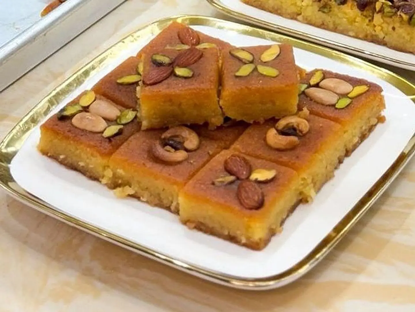 بسبوسة سادة