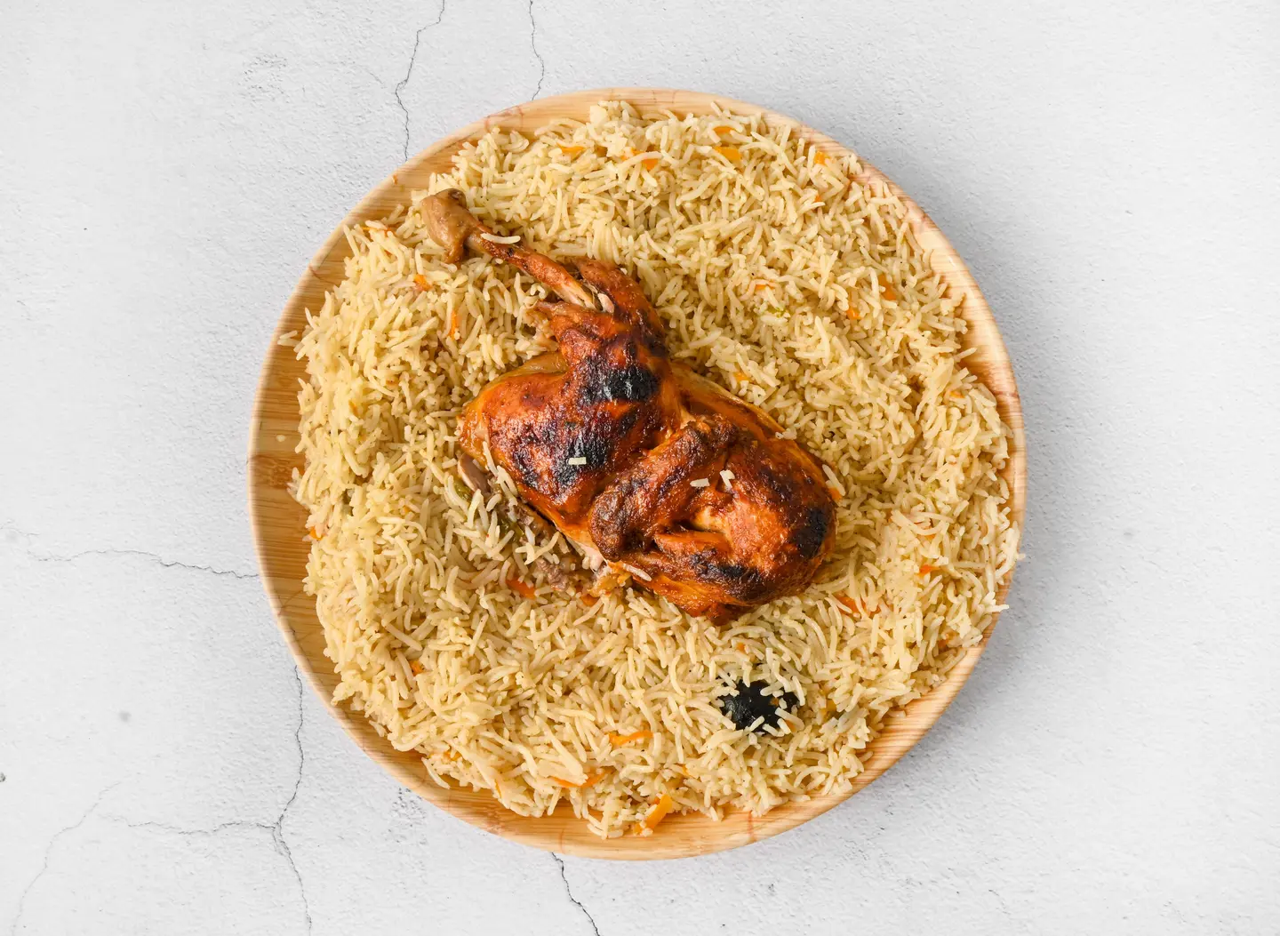 كبسة مبشر - نص دجاجة