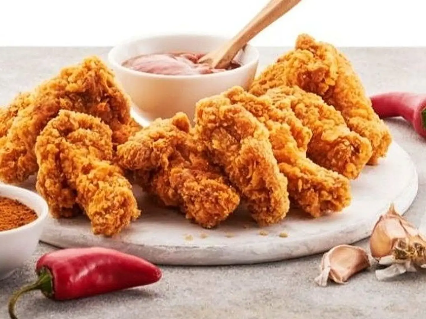 بروستد دجاج حار