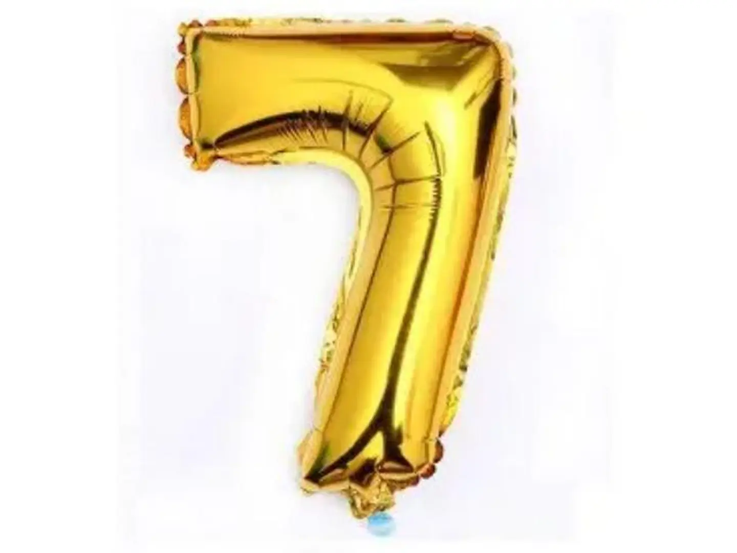 Gold Numbers Balloons 7