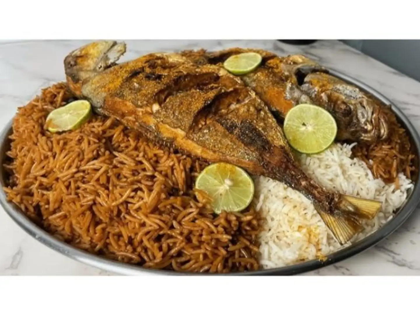 كيلو سمك مع أرز