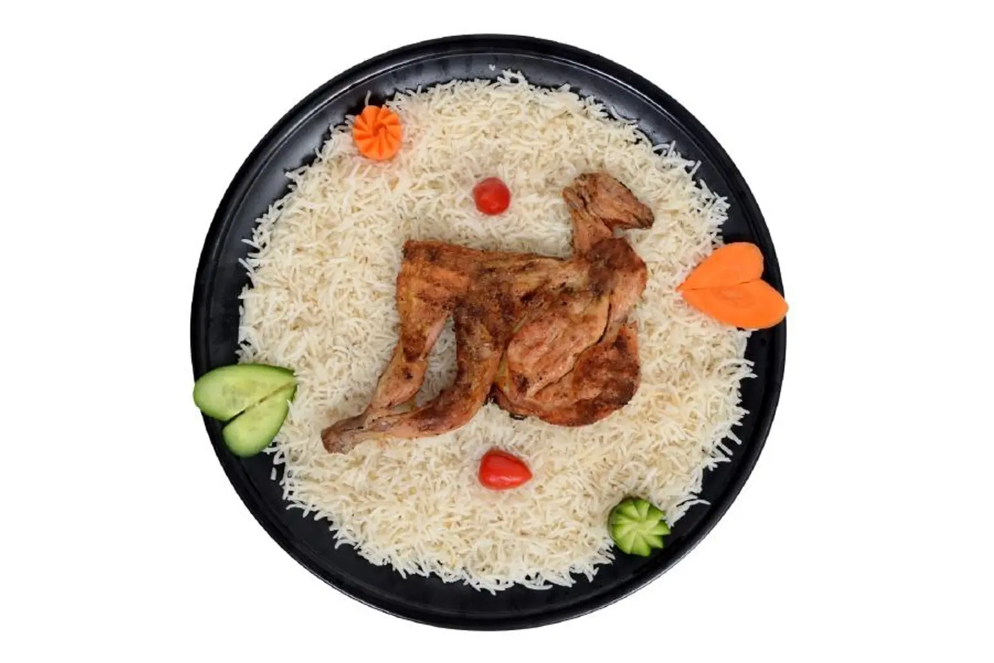 Half Madbi Chicken With Basmati Rice