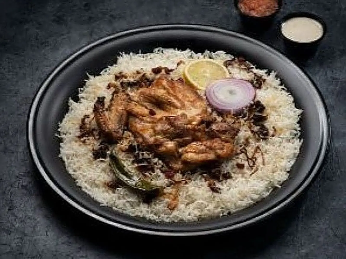 حبة دجاج مظبي مع ارز بيشاور