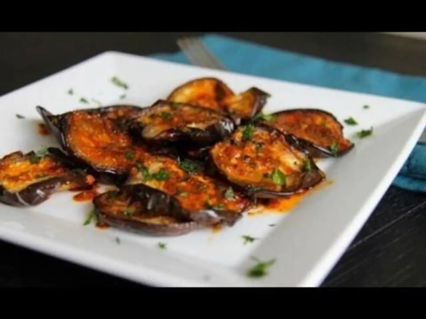 Spicy Seasoned Eggplant Dish