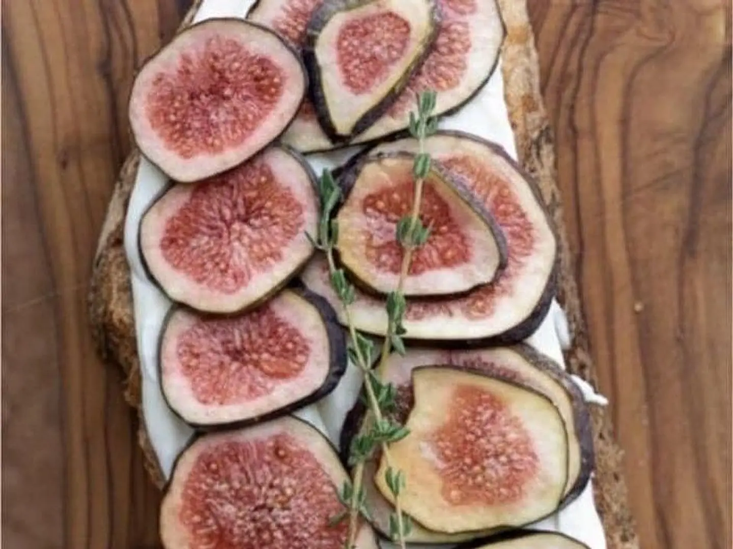 Sourdough Labneh With Figs