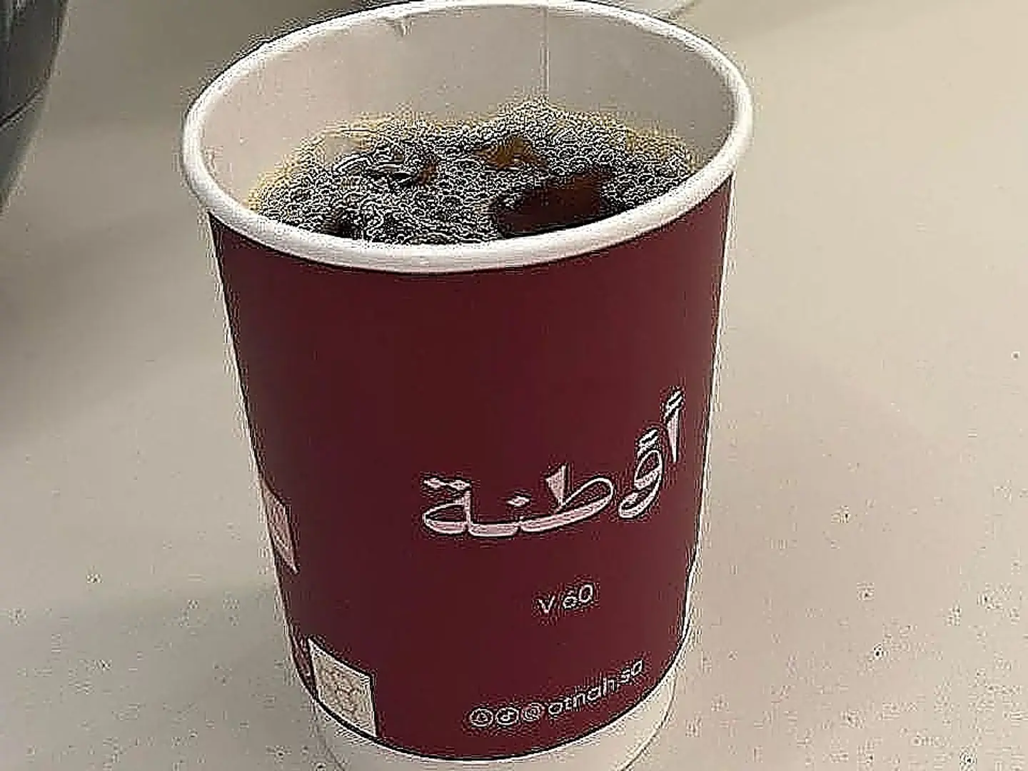 قهوة في 60 حار