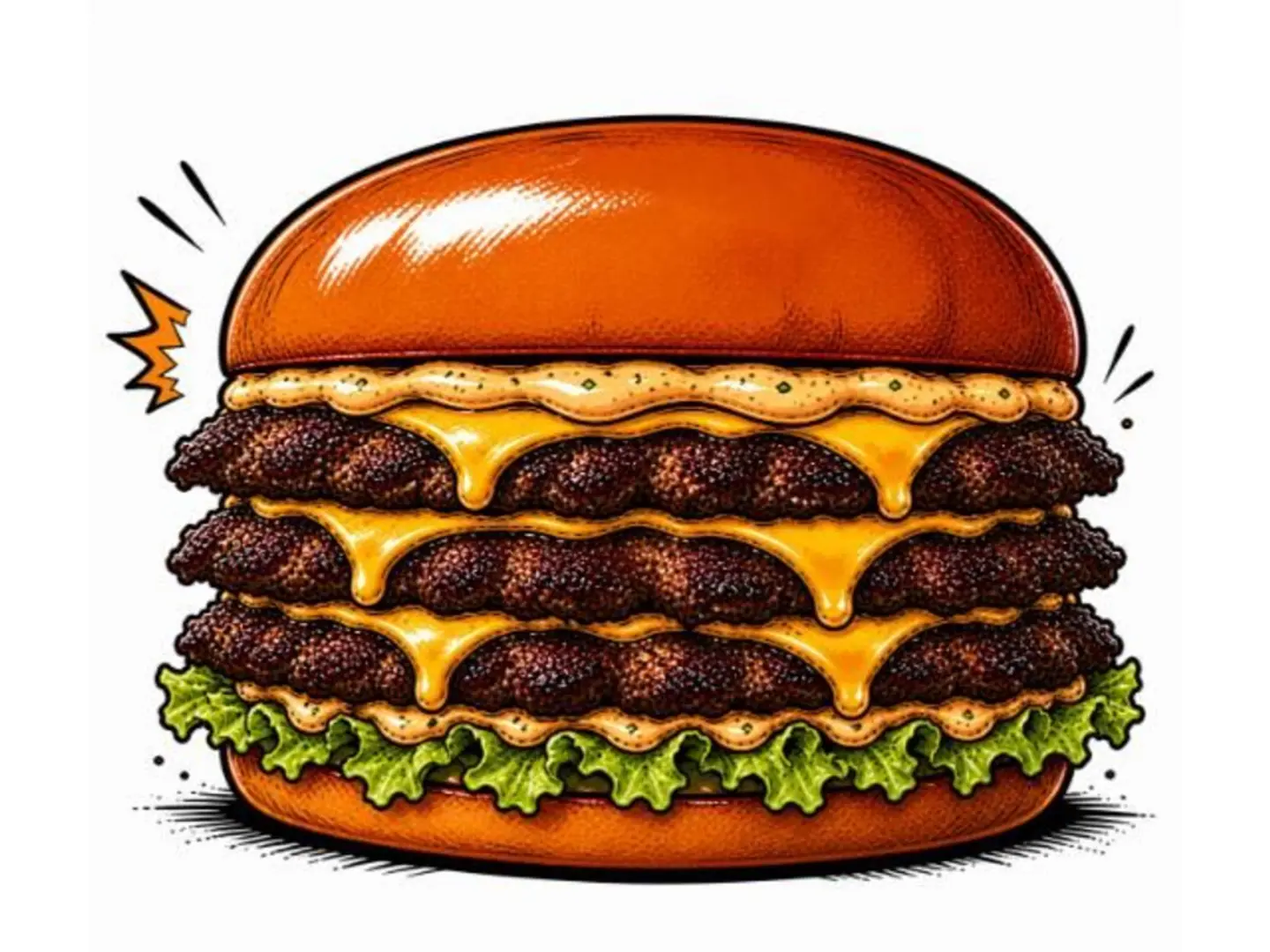 Triple Smash Burger