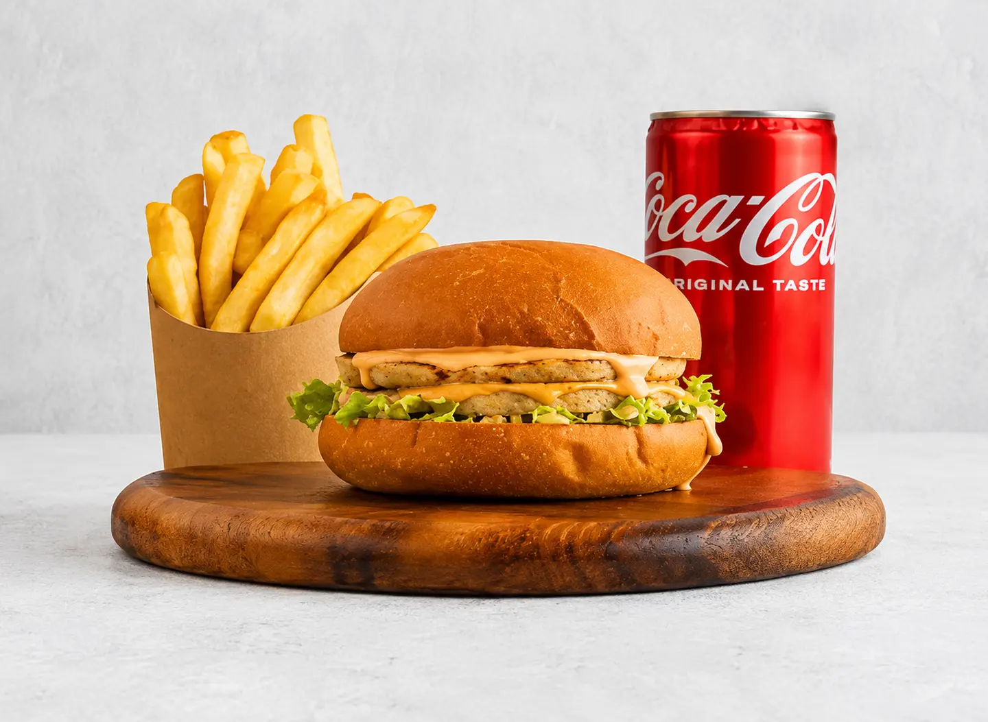 Grilled Chicken Burger Meal