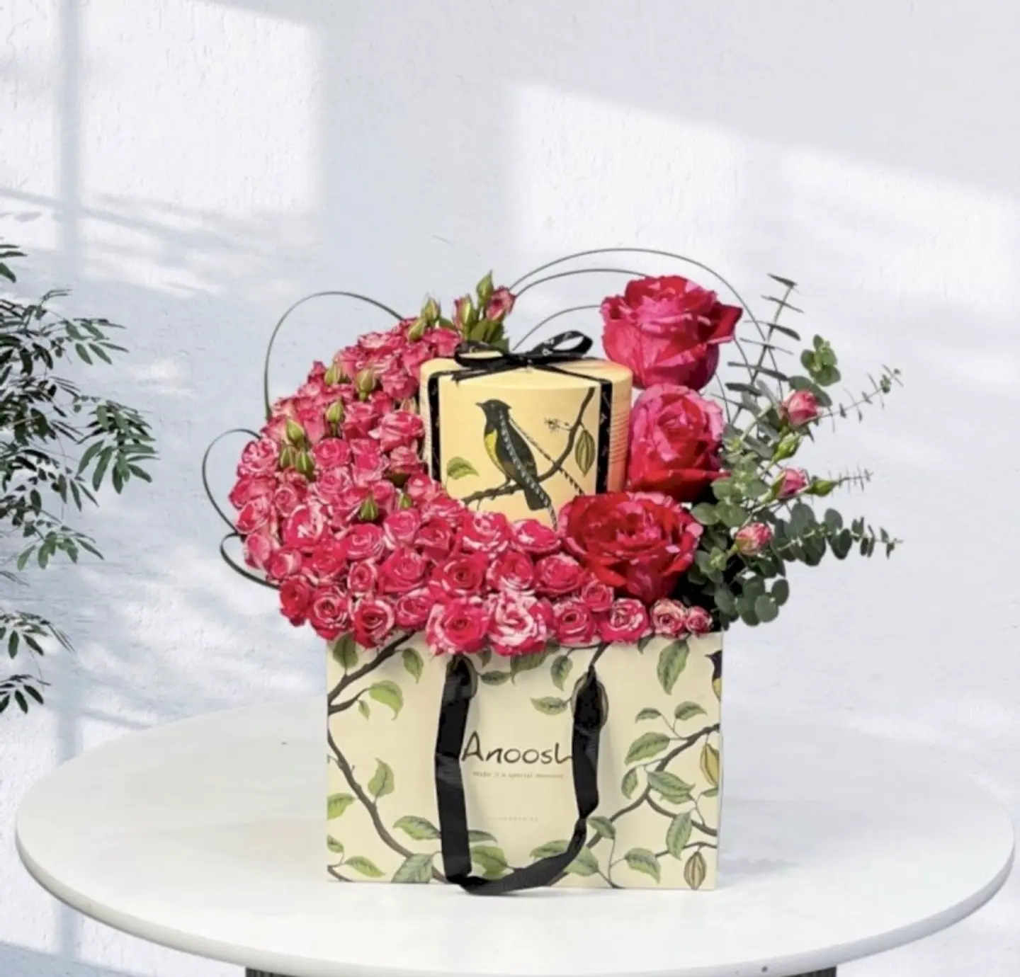 أنوش مع ورد 2