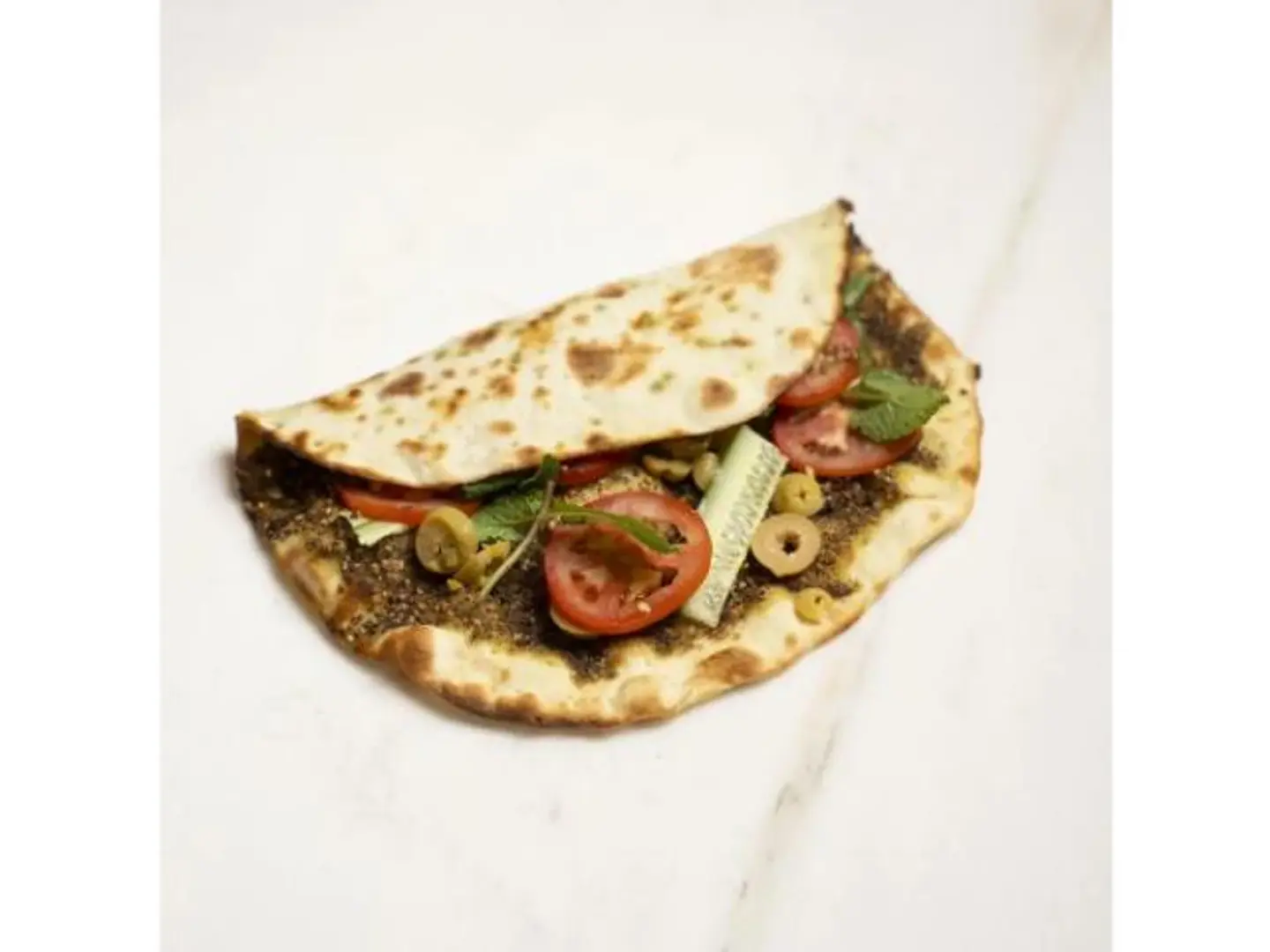 Manqusha With Thyme, Cheese, And Vegetables