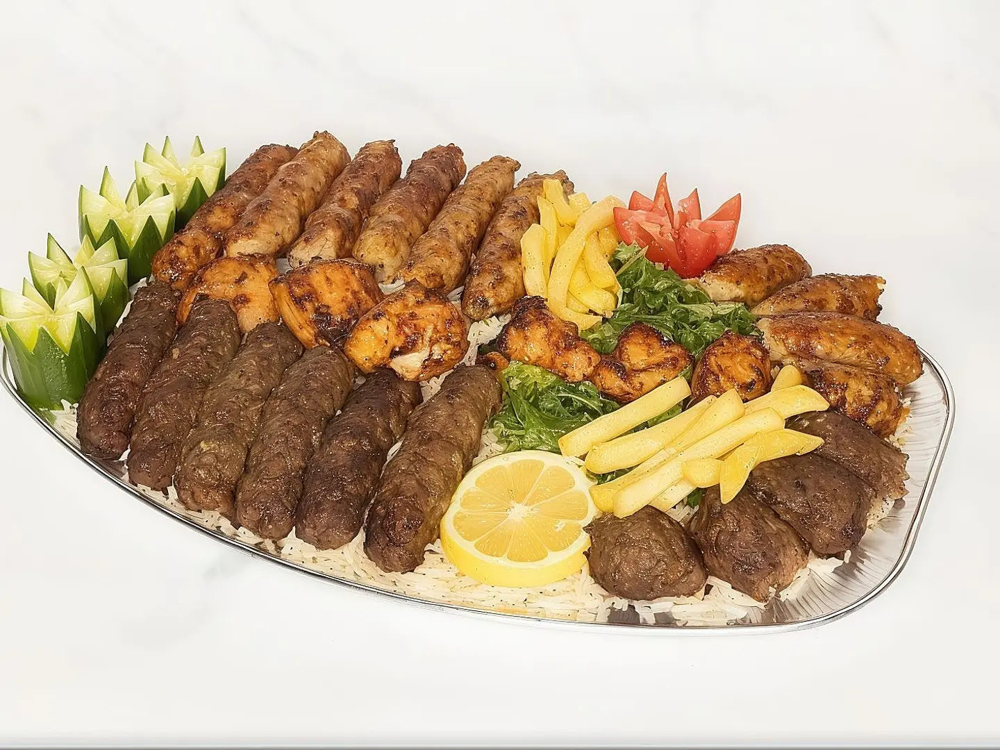 صحن مشاوي صغير