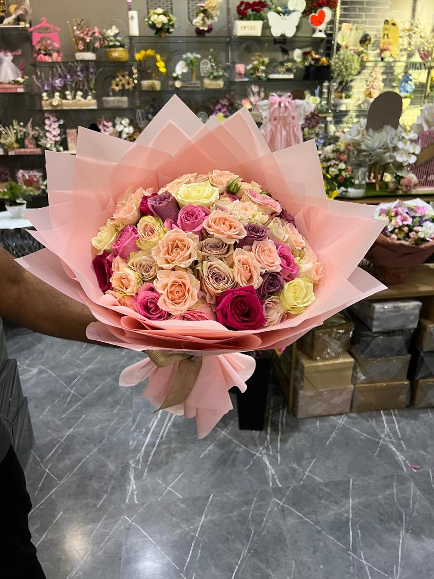 باقة روز مكس