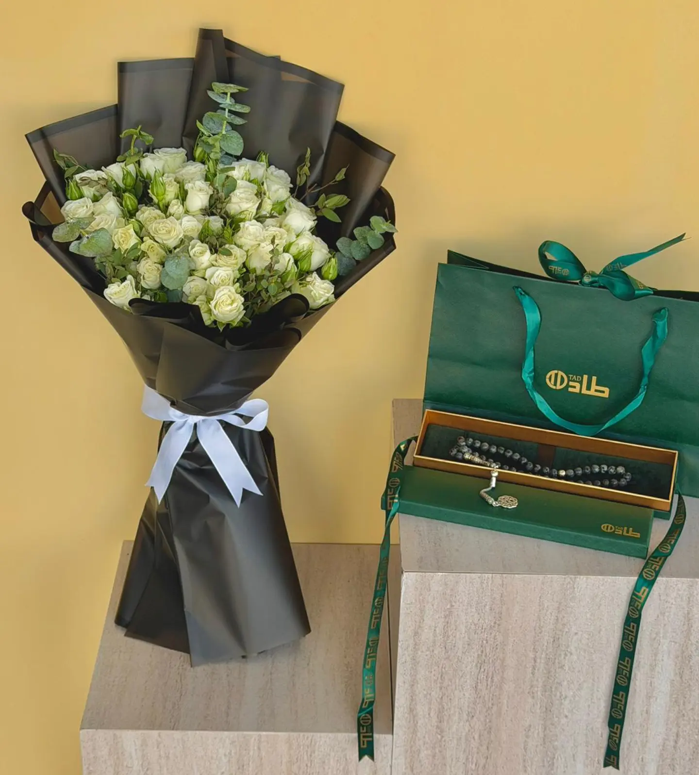 سبحه طاد مع البوكيه