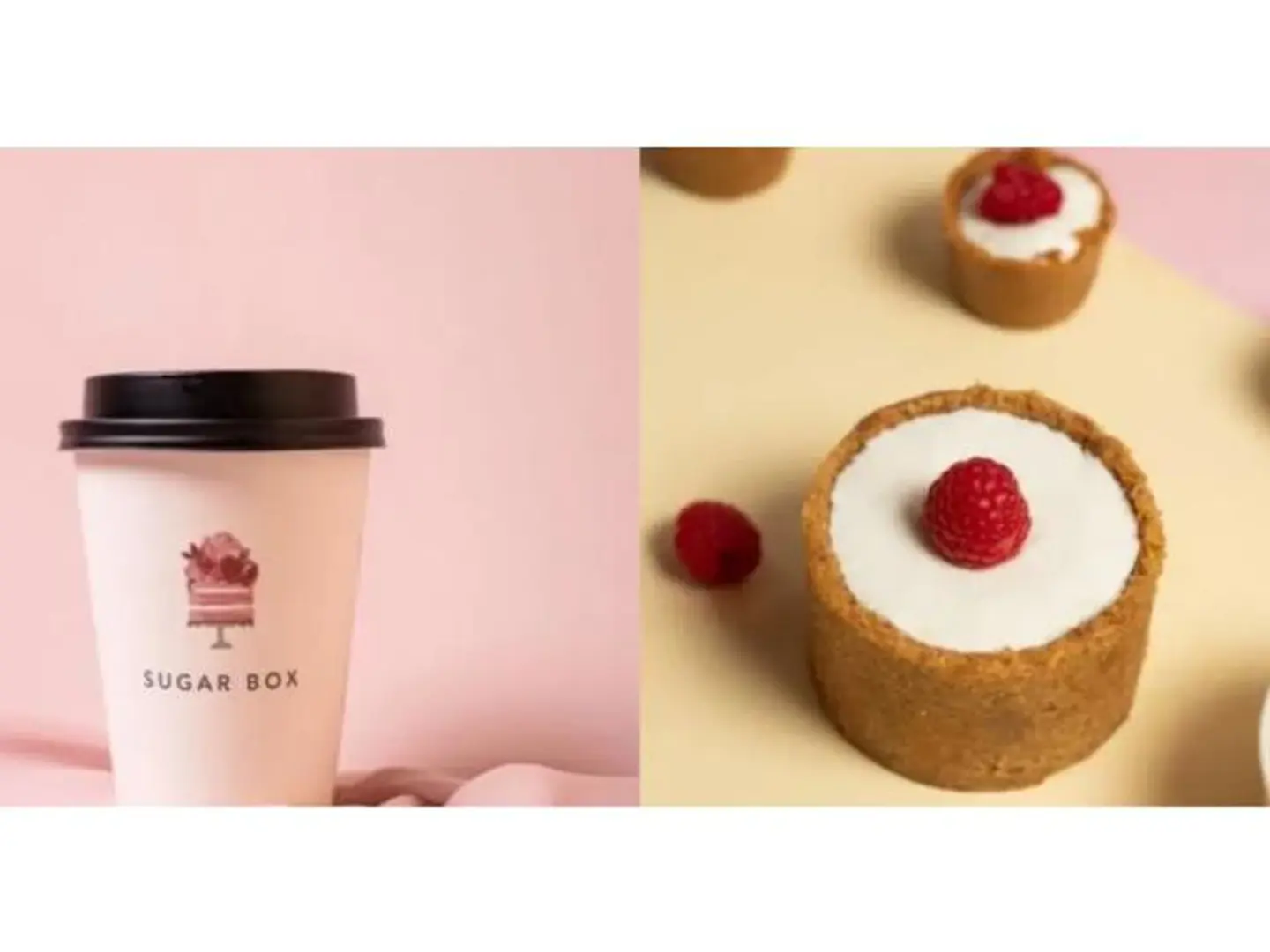 Mini London Cheesecakes And A Cup Of Coffee Today