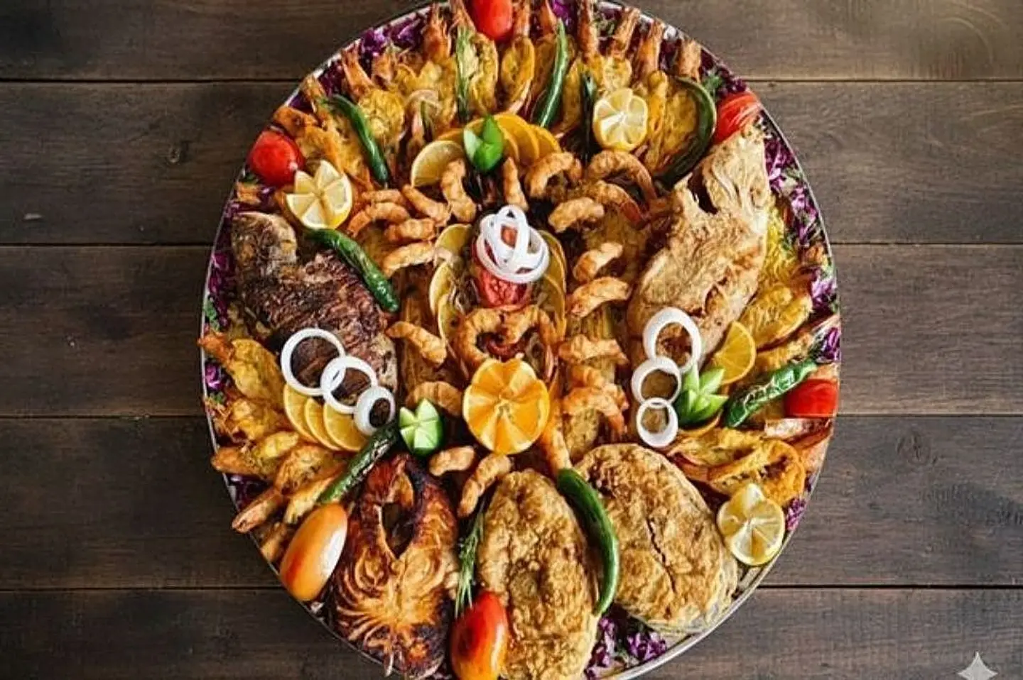 وليمة الشاطيء تكفي ٦ الي ٧ اشخاص