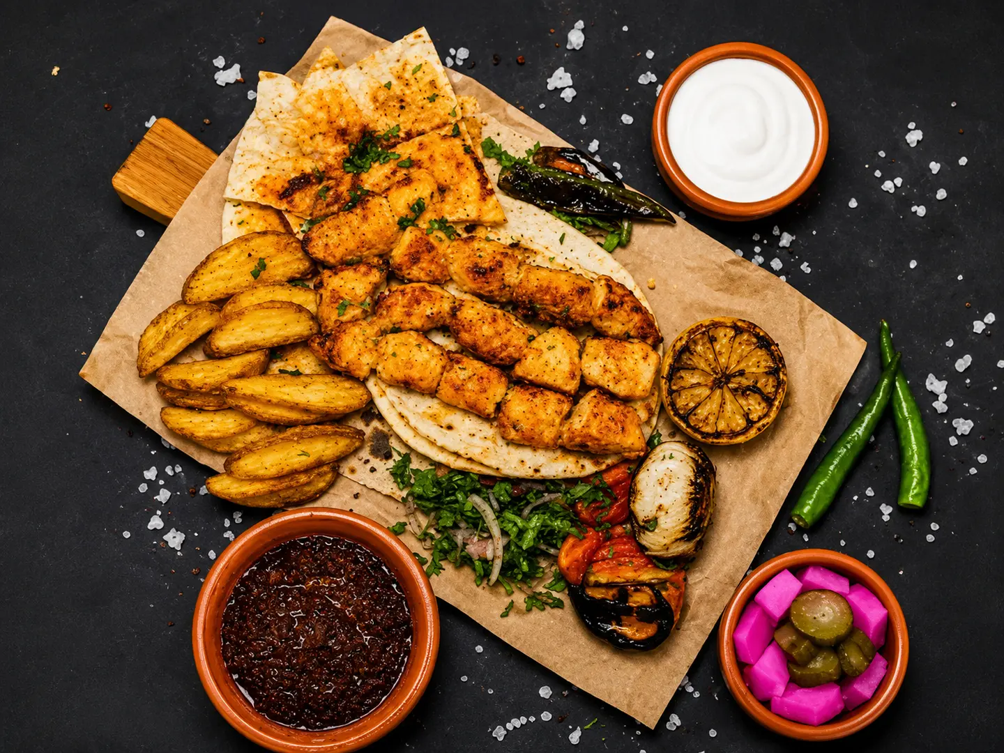 Shish Tawook Plate