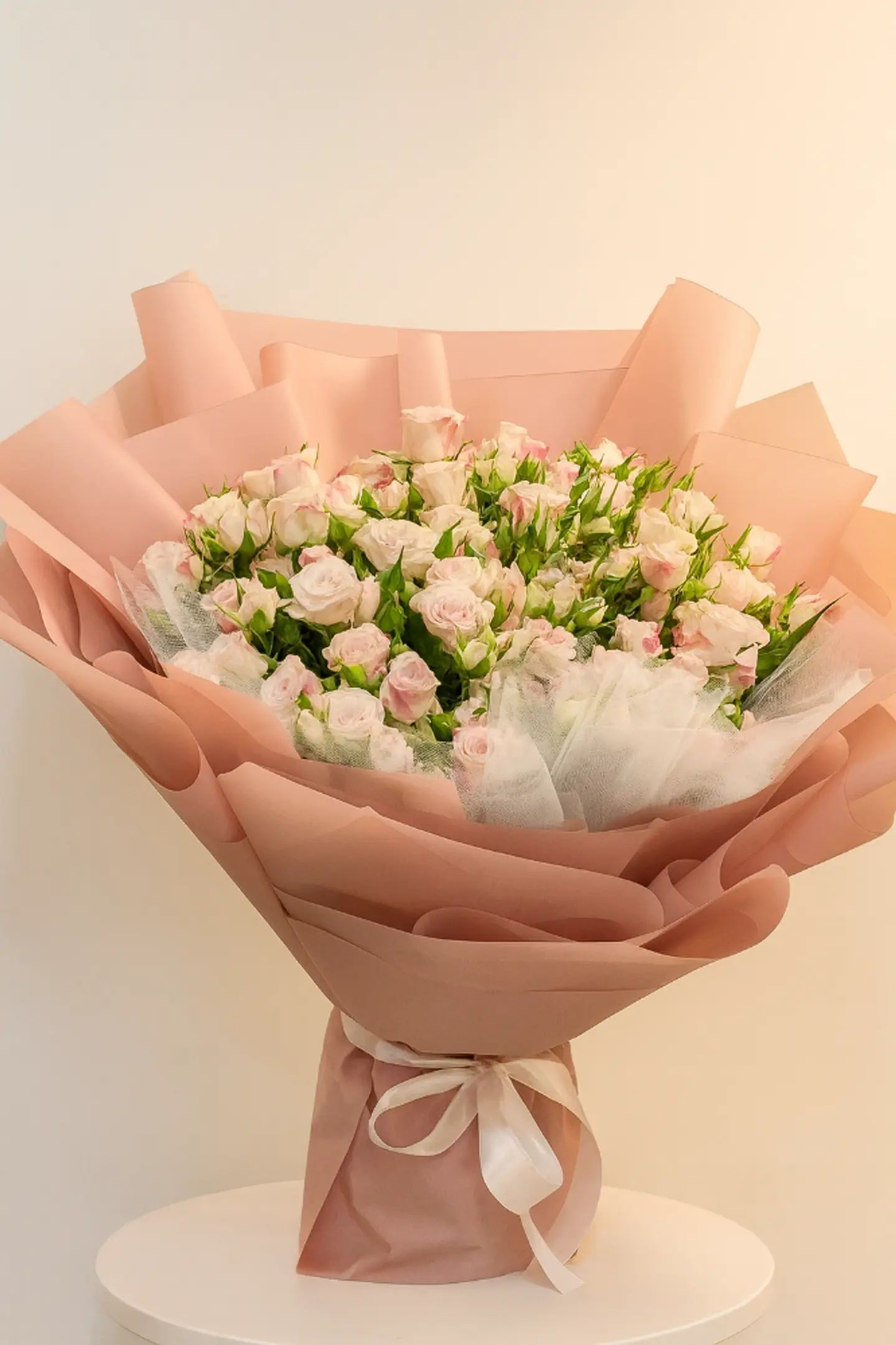 باقة ورد راقي مع كرت مجاني