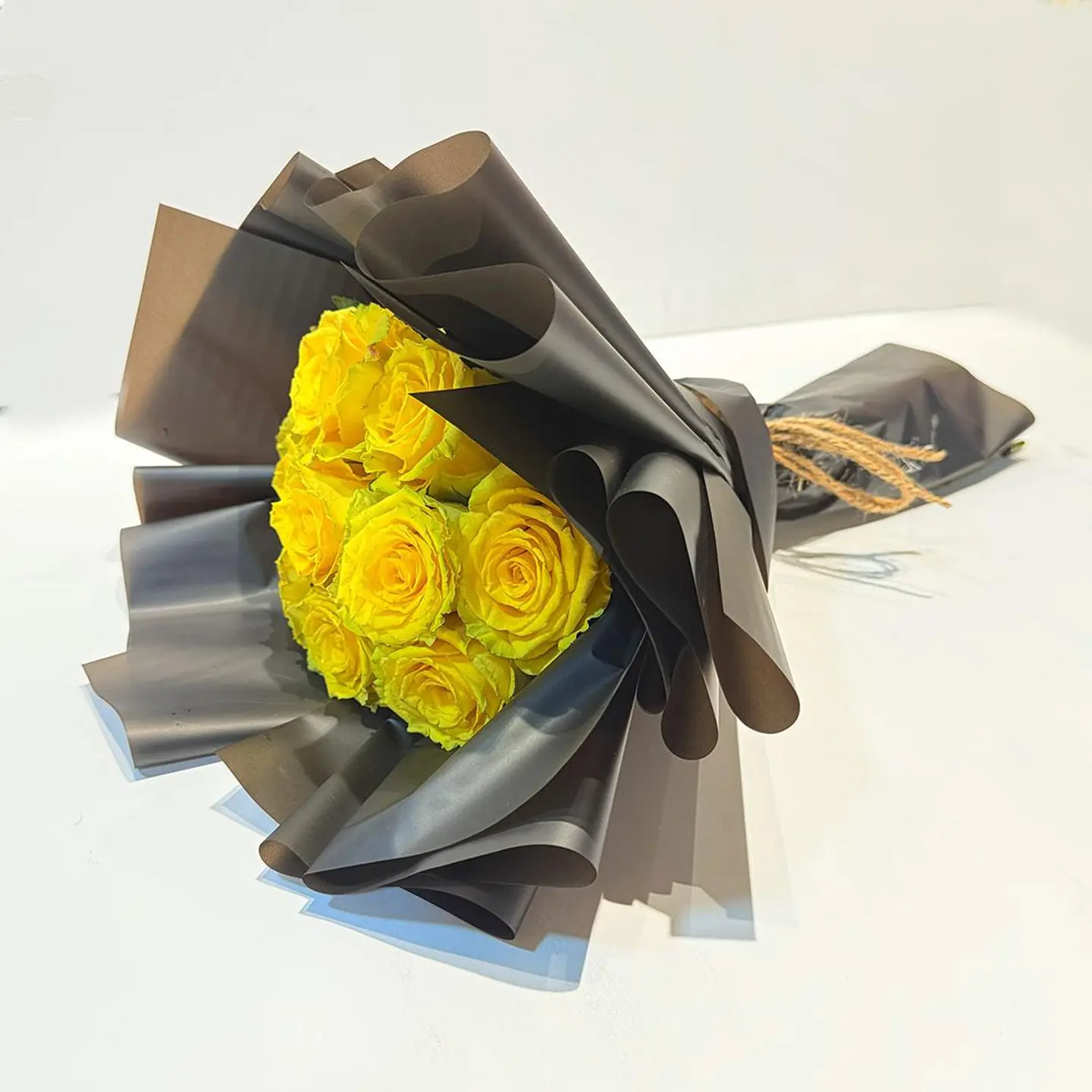 Natural Yellow Rose Bouquet 215