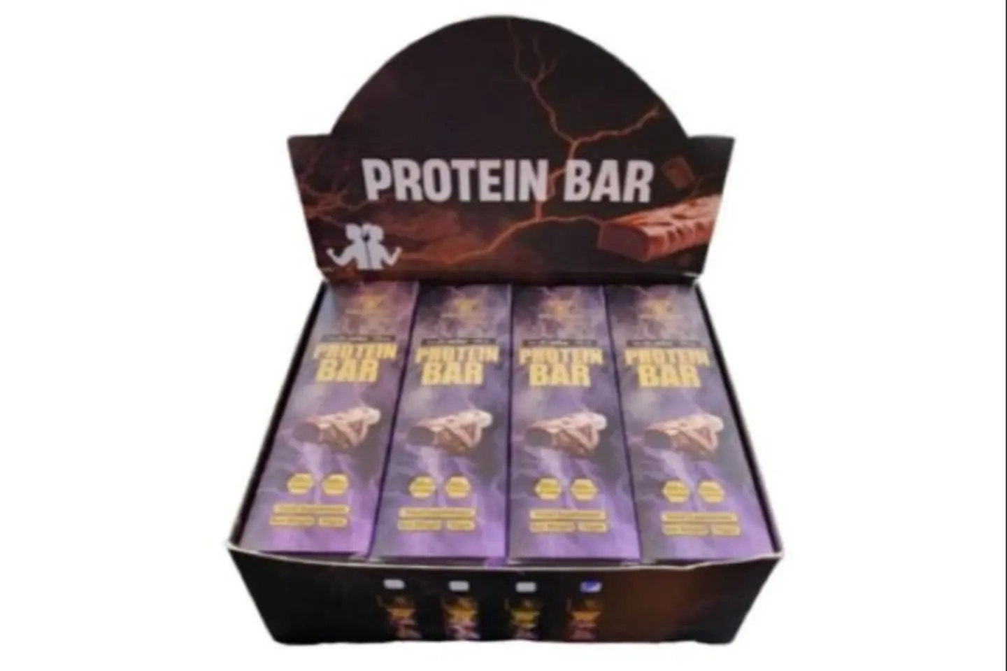 Chocolate Protein Bar Contains 12 Bars