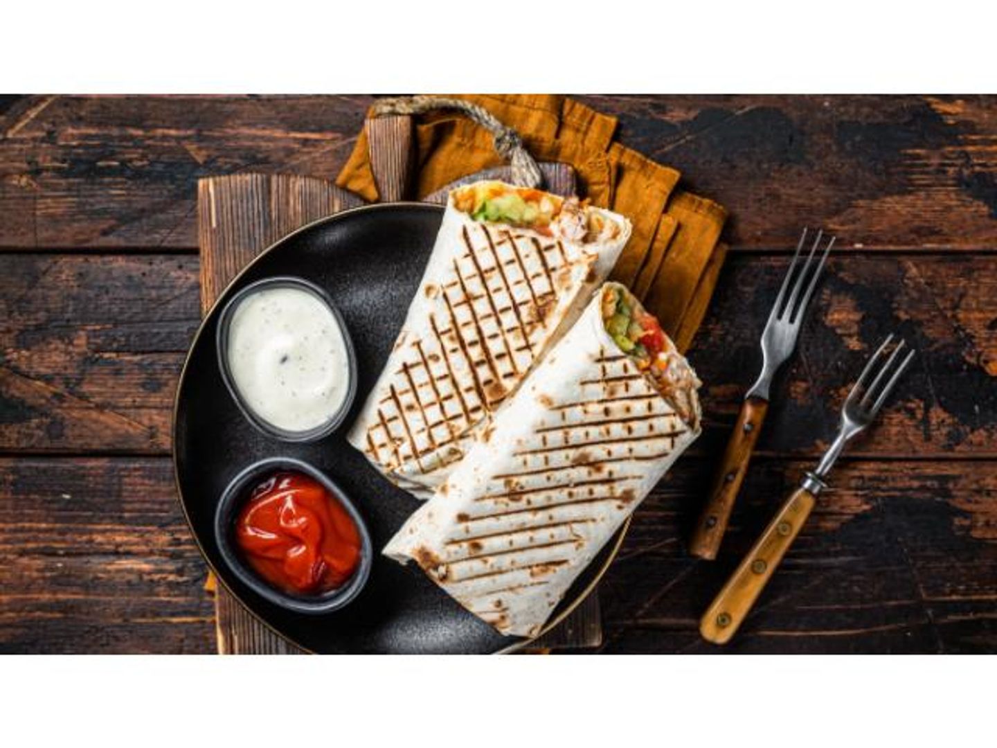شاورما خبز صاج
