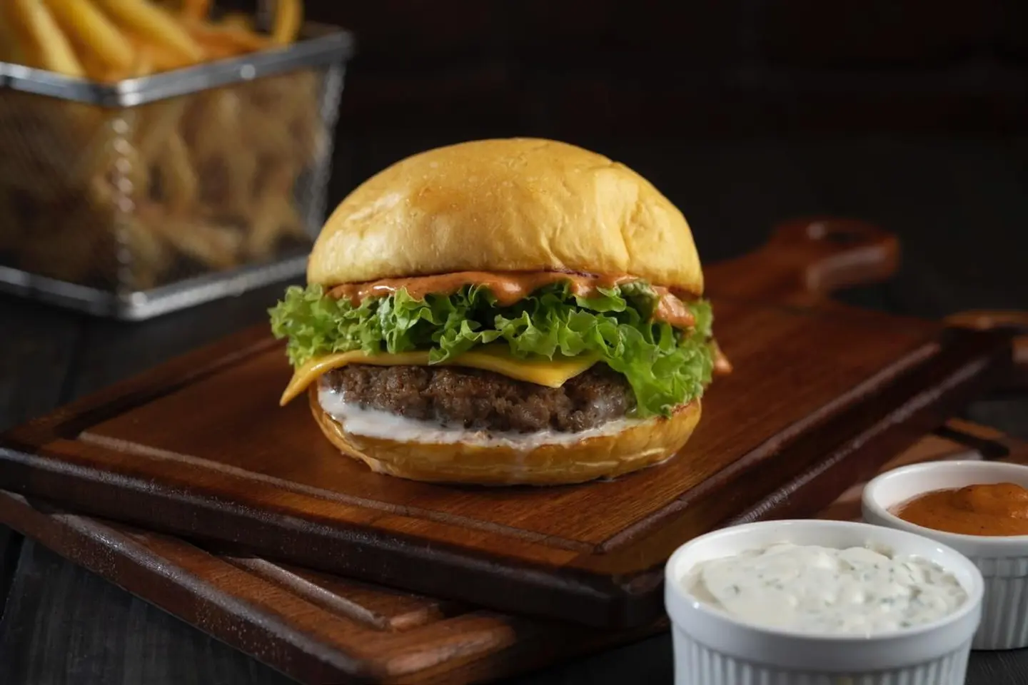 Classic Beef Burger Sandwich