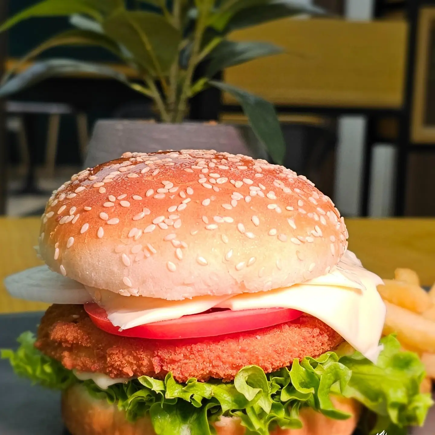 Layali Signature Grilled Chicken Burger