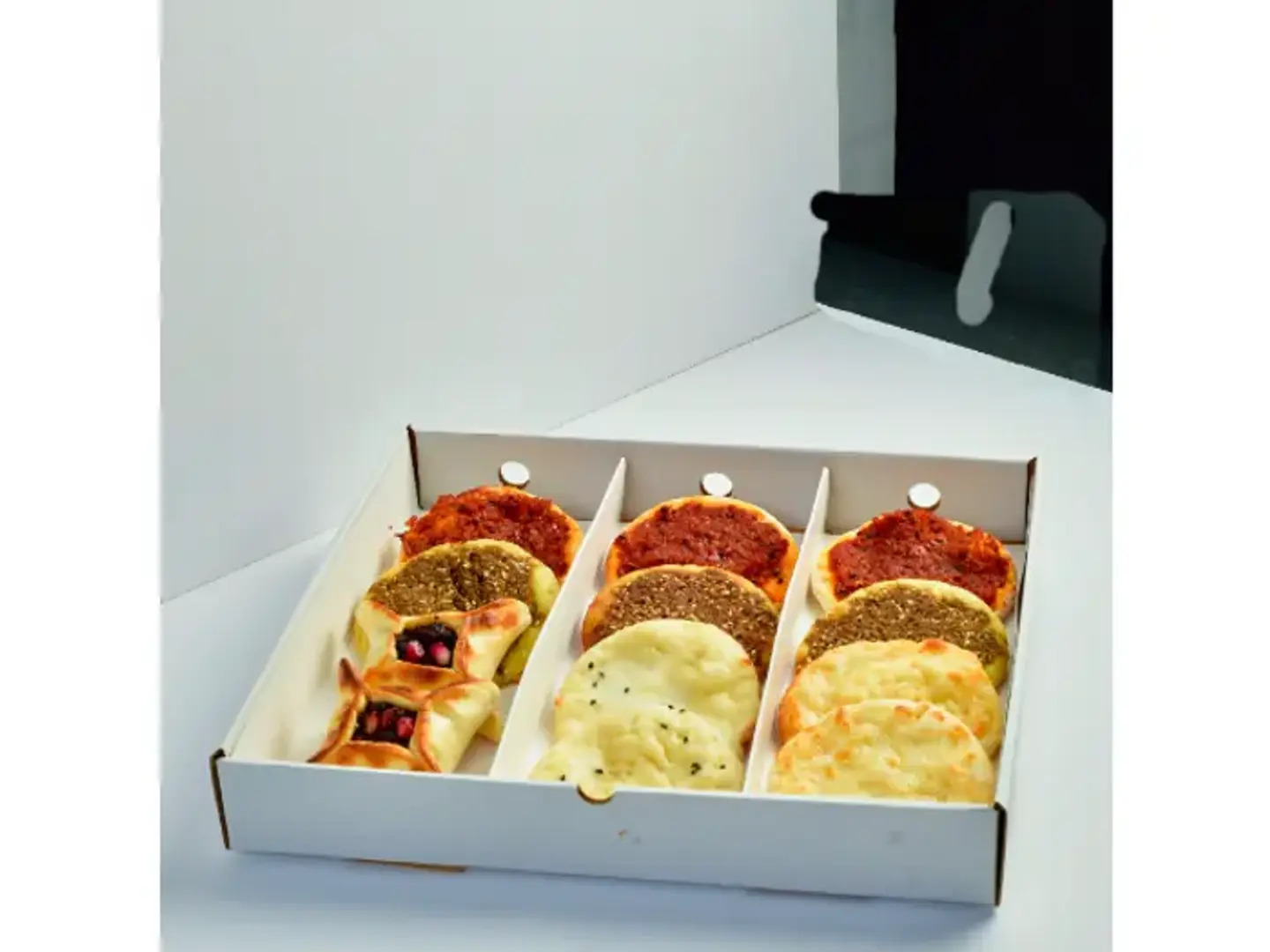 بوكس ميني فطائر مشكل - 12 قطعة