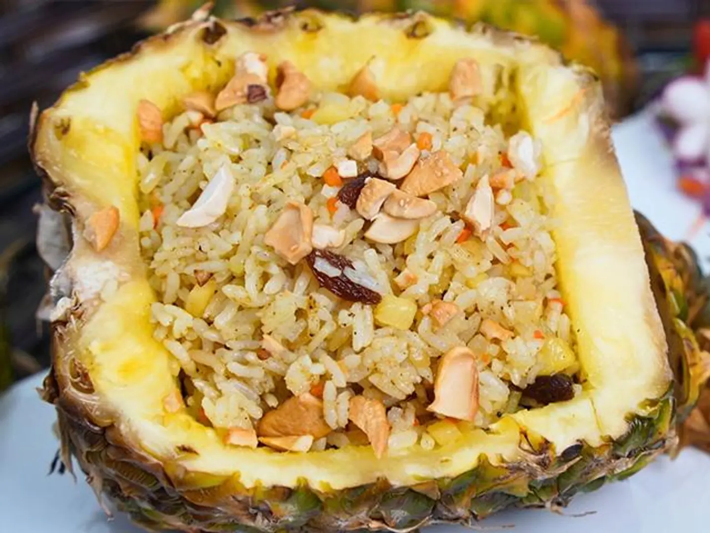 Fried Rice With Shrimp And Pineapple