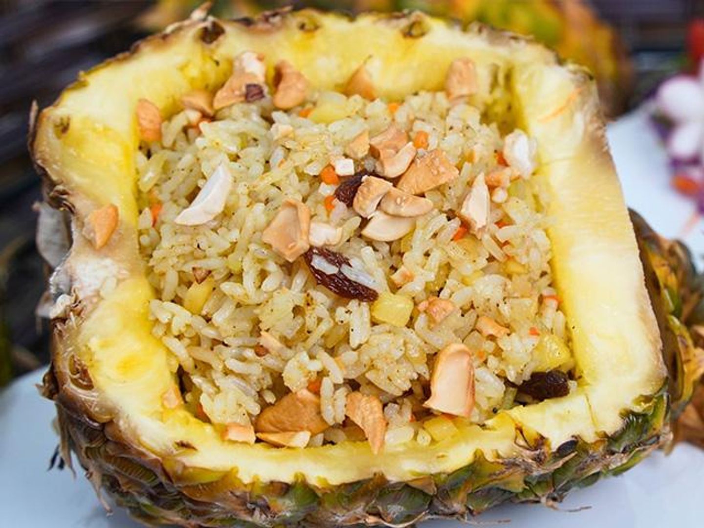 Fried Rice With Shrimp And Pineapple