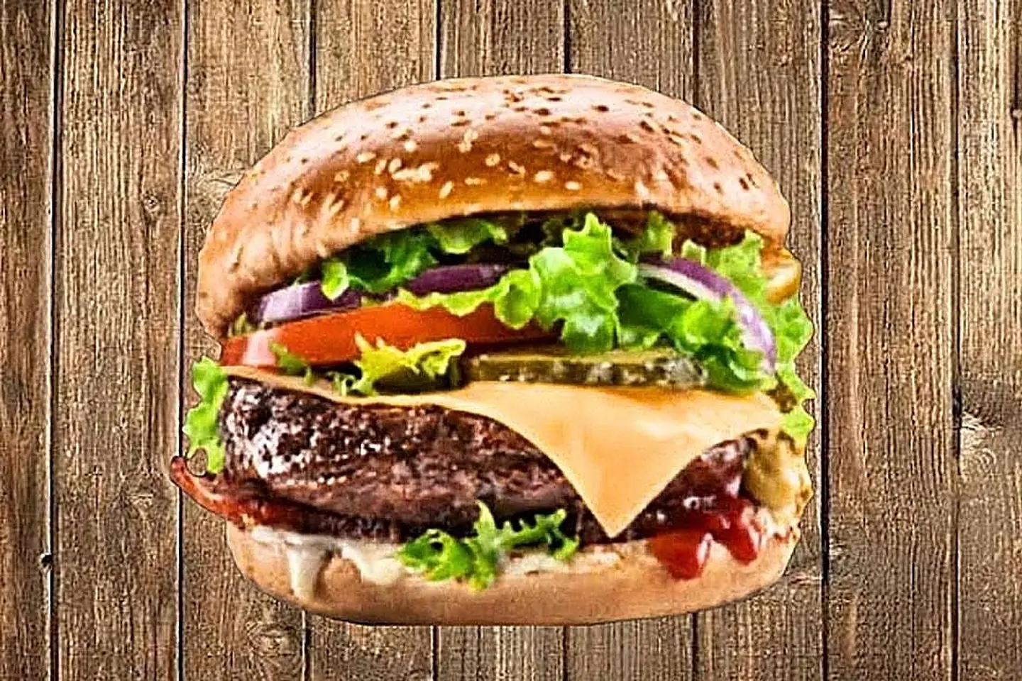 Classic Beef Burger Sandwich