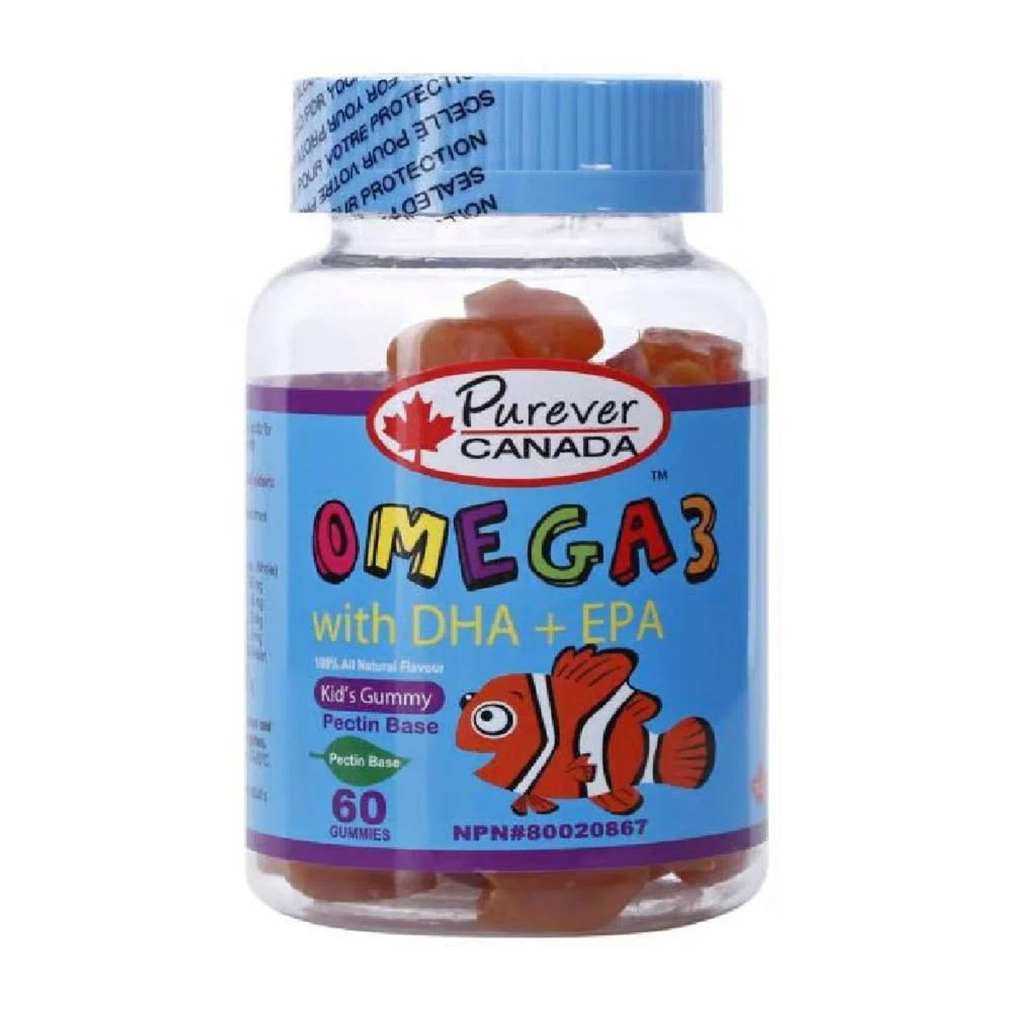 Pure Ver Canada Omega 3 For Children, 60 Tablets
