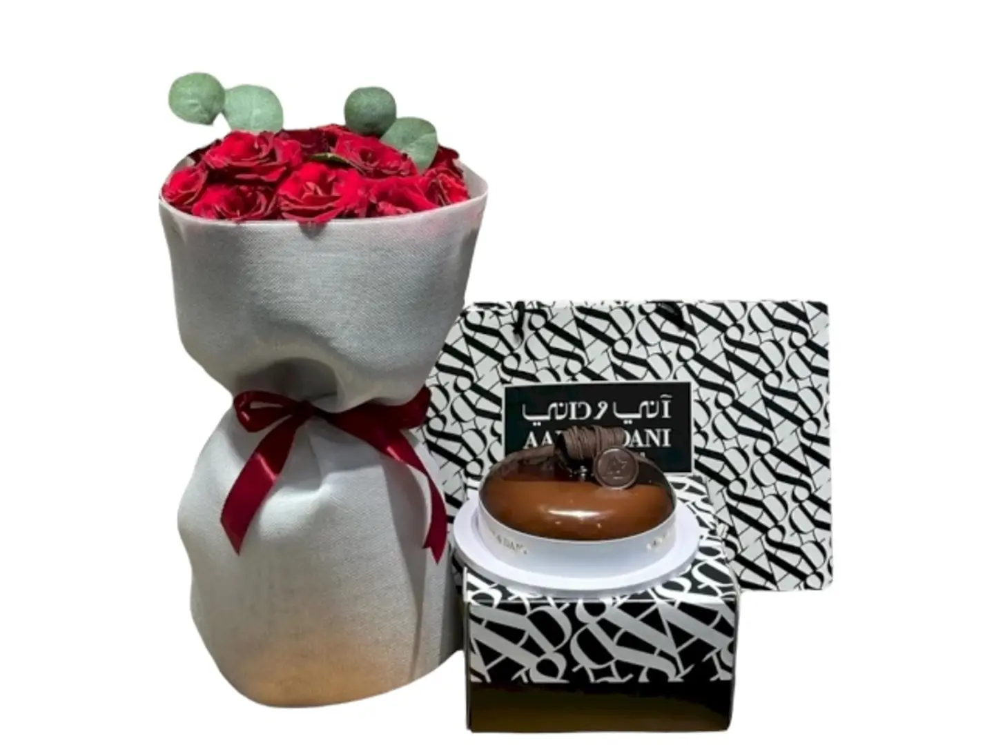 باقة الحب مع كيك اني وداني