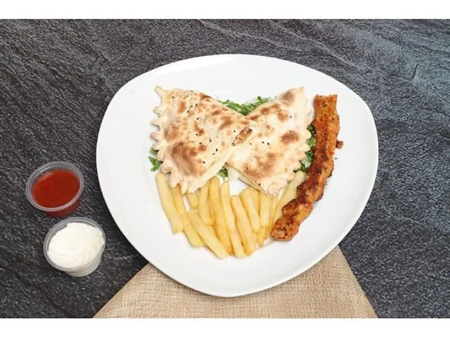 Chiken Kebab With Labneh