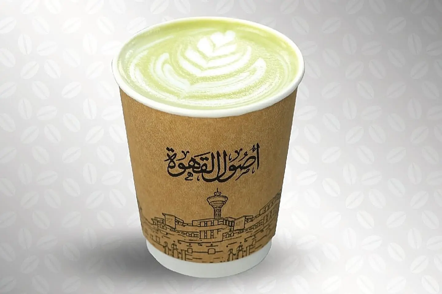 ماتشا لاتيه ( حار )