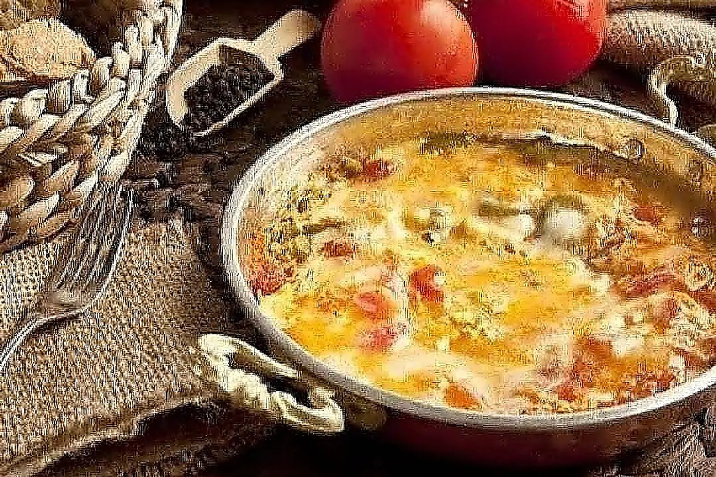 شكشوكه بالصلصه البيضاء