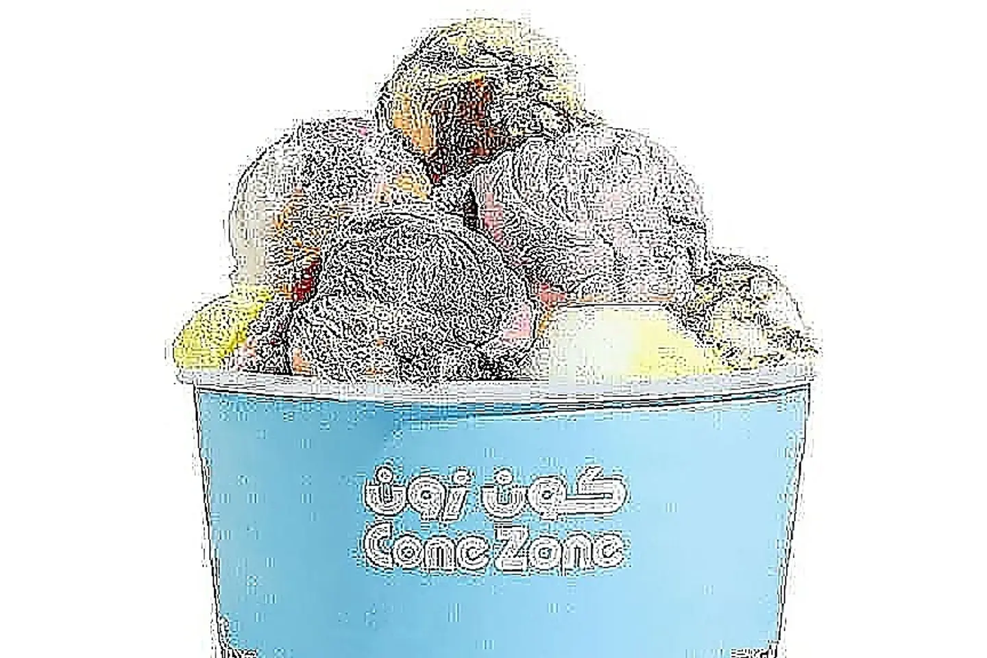 نصف جالون ايس كريم