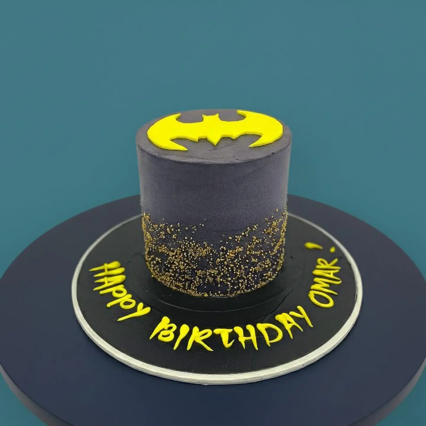 Batman Logo Cake